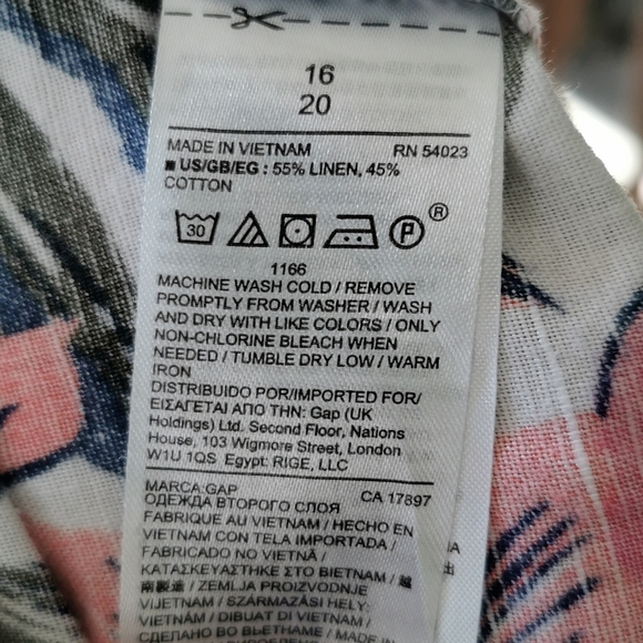 Gap Flower shorts size 16 - Picture 4 of 4